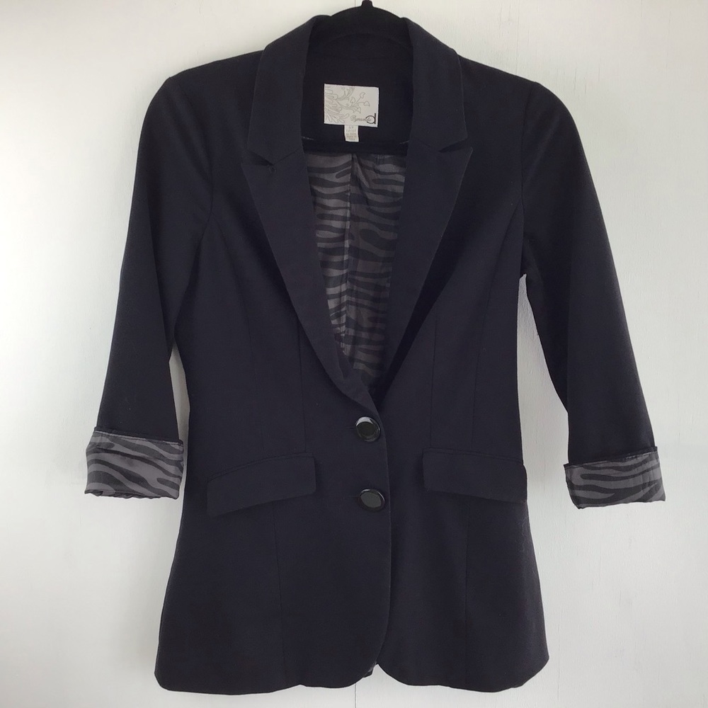 Dynamite Two Button Tailored Partially Lined Blac… - image 2